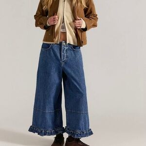 We The Free People Love Me Not Bloomer Jeans Size M $98 Baby’s Alright